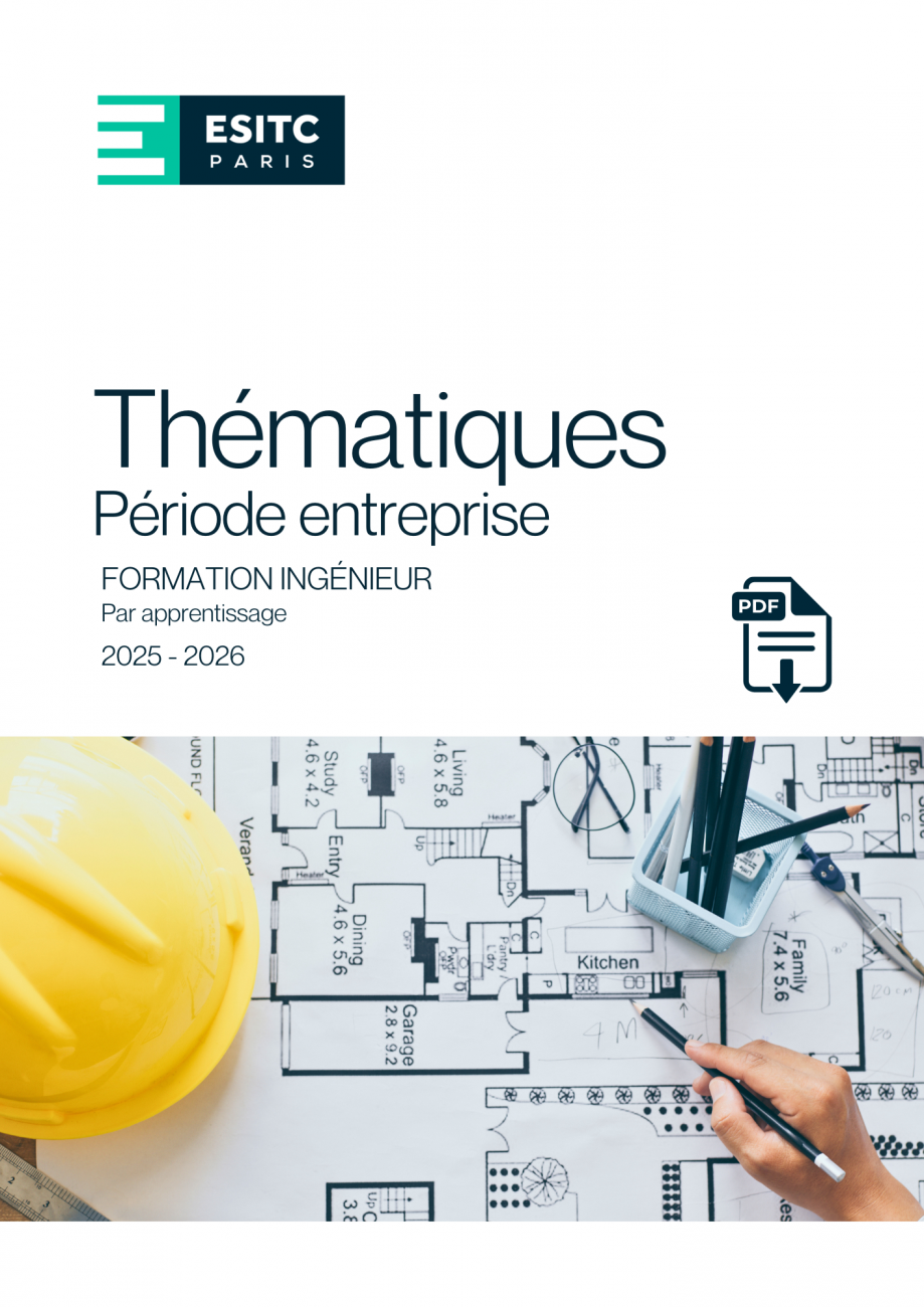 Formation Ingénieur par Apprentissage - Plaquette des périodes en entreprise