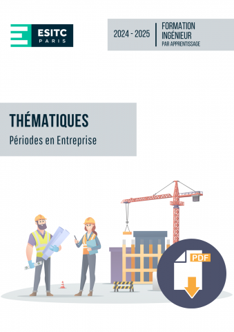 FORMATION INGÉNIEUR STATUT APPRENTI / THÈMES EN ENTREPRISE