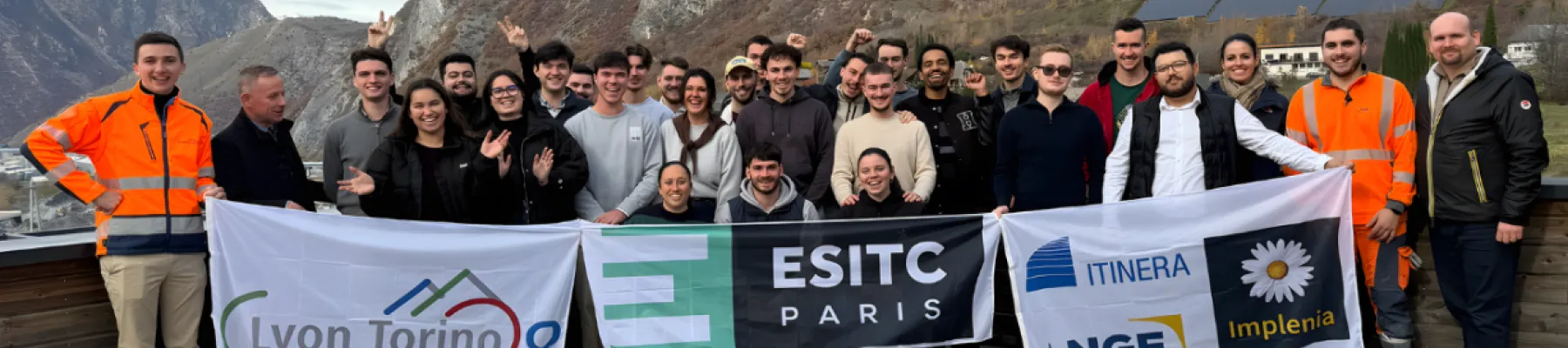 | L’ESITC PARIS EN VISITE SUR LE CHANTIE...