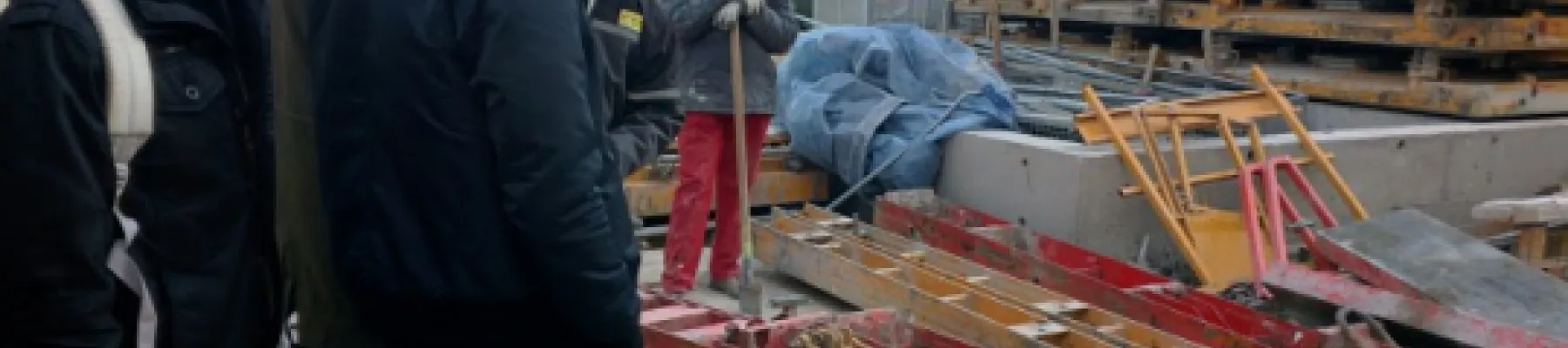 L'ESITC Cachan en visite sur un chantier à Ivry