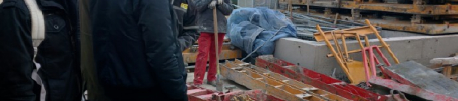 L'ESITC Cachan en visite sur un chantier à Ivry